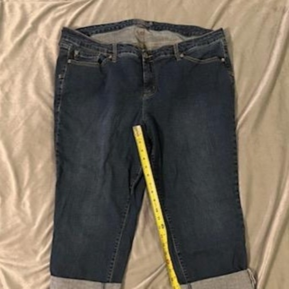 Torrid Dark Blue Ankle Jeans